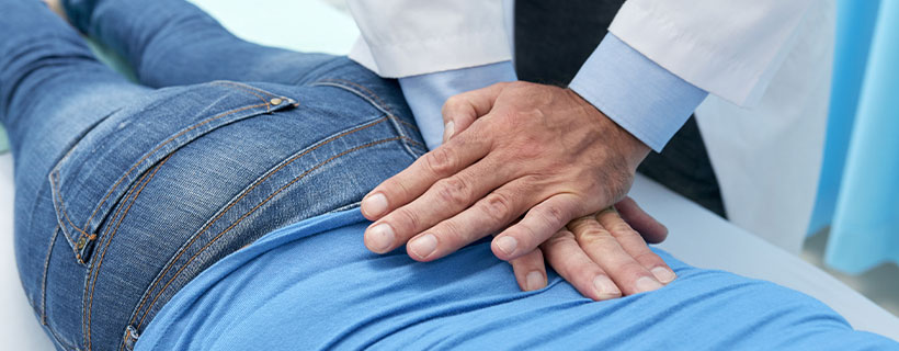 patient receiving chiropractic in Allen TX