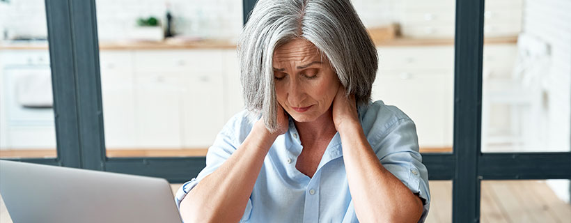 patient needing neck pain chiropractor in Allen TX